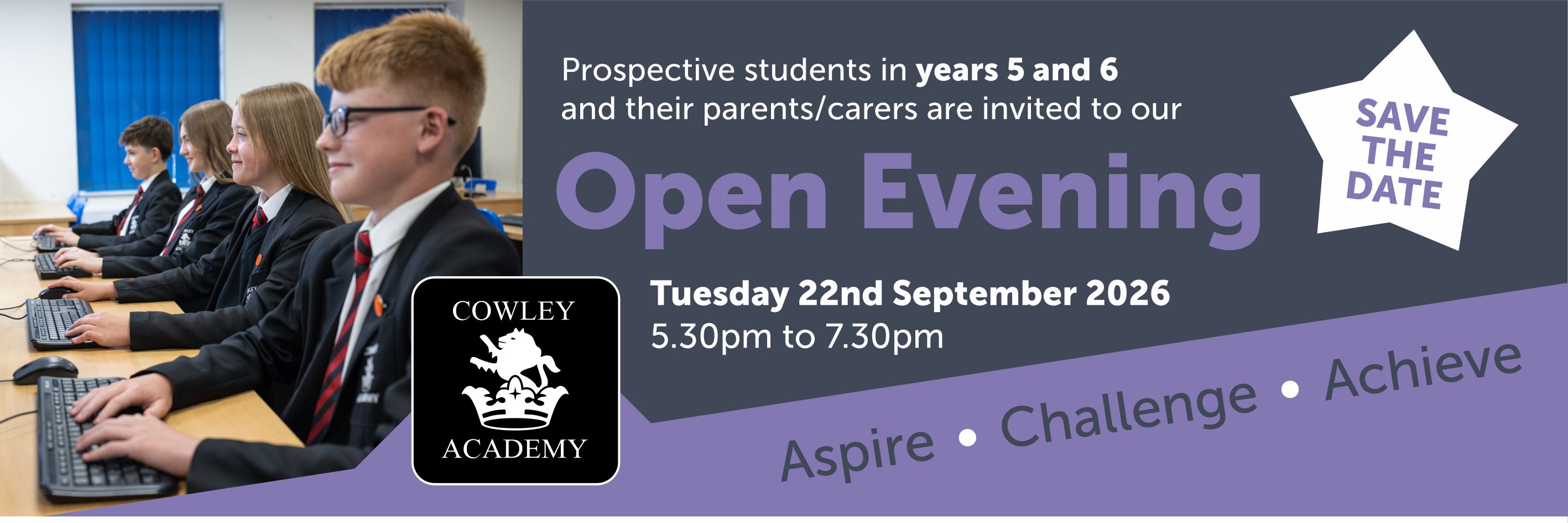 Open Evening 2026 CA Save The Date