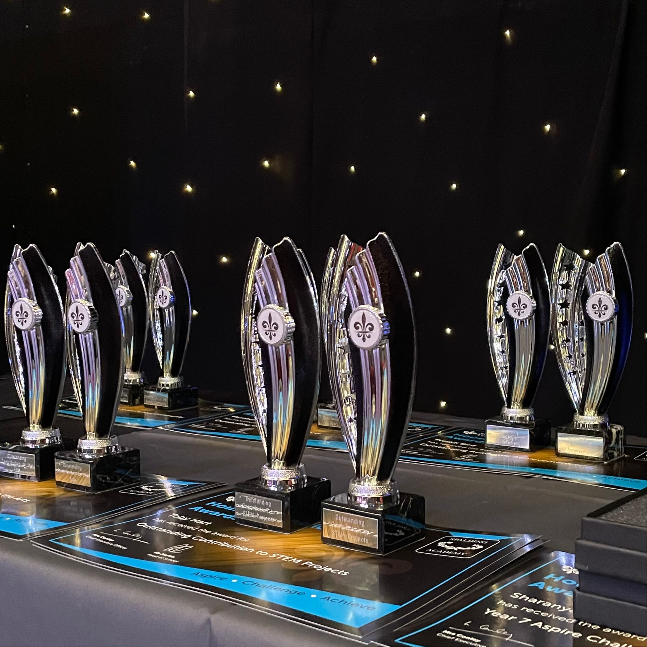 SLAT House Awards Evening 2025 Trophies